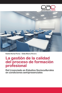 gestión de la calidad del proceso de formación profesional