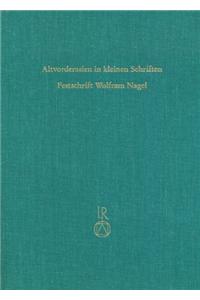 Altvorderasien in Kleinen Schriften