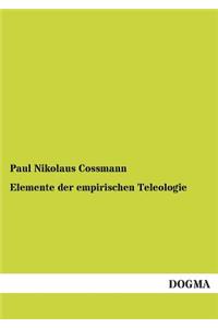 Elemente der empirischen Teleologie