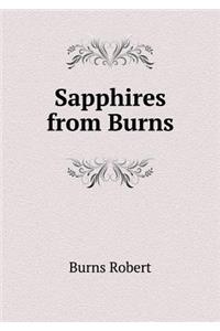 Sapphires from Burns