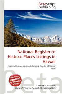 National Register of Historic Places Listings in Hawaii