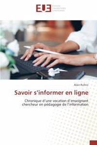 Savoir s'informer en ligne
