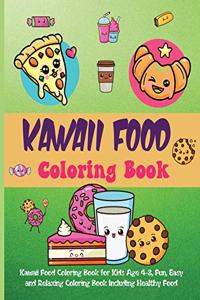 Kawaii Food Coloring Book