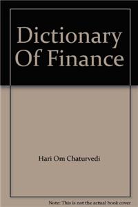 Dictionary Of Finance
