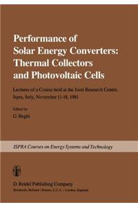 Performance of Solar Energy Converters