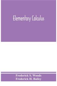 Elementary calculus