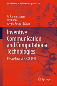 Inventive Communication and Computational Technologies: Proceedings of Icicct 2019