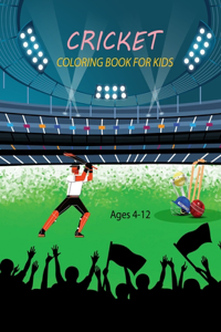 Cricket Coloring Book For Kids Ages 4-12