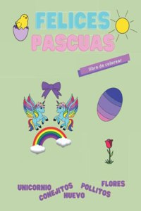 Felices Pascuas, libro para colorear.