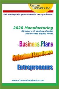 2020 Manufacturing Directory of Venture Capital and Private Equity Firms