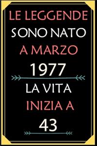 Le Leggende Sono Nato A Marzo 1977 La Vita Inizia A 43