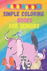 Simple Coloring books for seniors