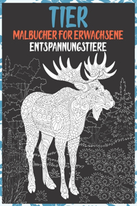 Malbücher für Erwachsene - Entspannungstiere - Tier