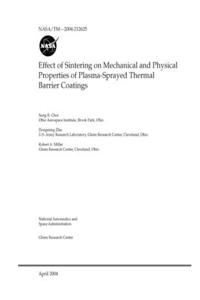 Effect of Sintering on Mechanical and Physical Properties of Plasma-Sprayed Thermal Barrier Coatings