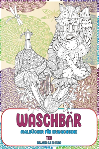 Malbücher für Erwachsene - Billiger als 10 Euro - Tier - Waschbär