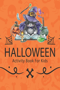Halloween Activity Book For Kids