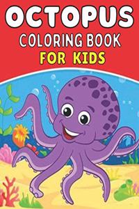 Octopus coloring book for kids