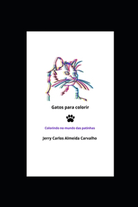 Gatos para colorir