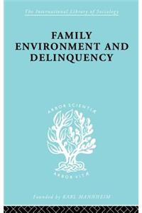 Family Environment and Delinquency