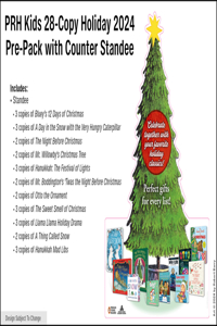 PRH Kids 28-Copy Holiday 2024 Pre-Pack with Standee