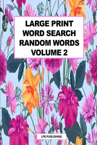 Large Print Word Search