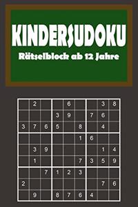 Kindersudoku - Rätselblock ab 12 Jahre