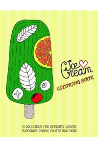 Ice-Cream Coloring Book