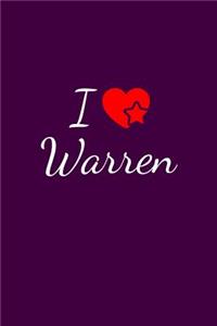 I love Warren