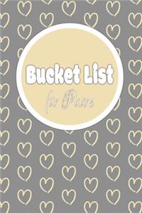 Bucket List für Paare