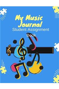 My Music Journal - Student Assignment Book