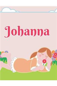 Johanna Personalized Sketchbook Journal Notebook