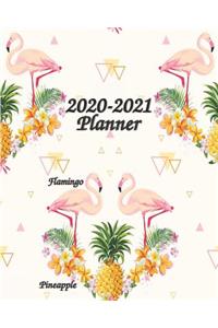 2020-2021 Planner Flamingo Pineapple