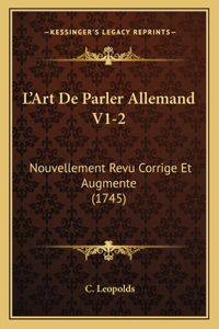L'Art De Parler Allemand V1-2