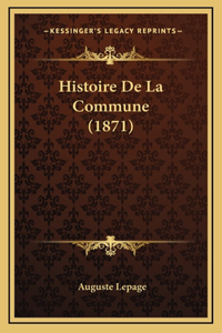 Histoire De La Commune (1871)