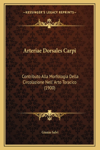 Arteriae Dorsales Carpi