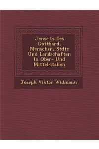 Jenseits Des Gotthard, Menschen, St Dte Und Landschaften in Ober- Und Mittel-Italien