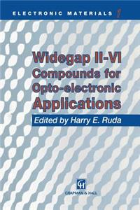 Widegap II-VI Compounds for Opto-Electronic Applications