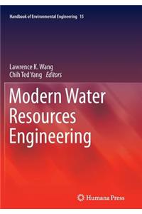 Modern Water Resources Engineering