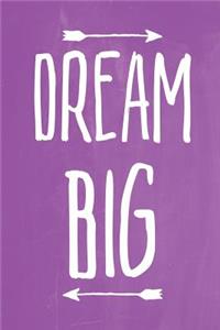 Pastel Chalkboard Journal - Dream Big (Purple)