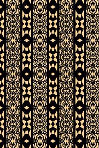 Black and Straw Yellow Pattern Notebook