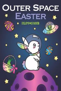 Outer Space Easter Coloring Book
