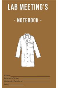 Lab Meeting's - Notebook -