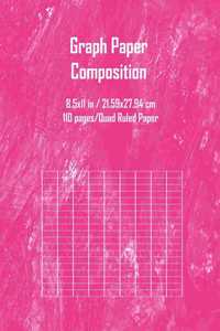 Graph Paper Pink Cover Notebook