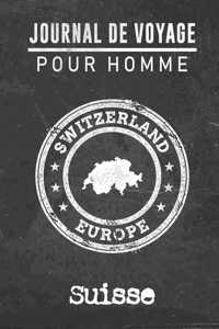 Journal de Voyage pour homme Suisse