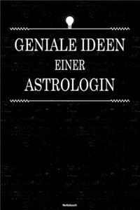 Geniale Ideen einer Astrologin Notizbuch