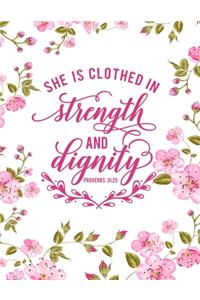 She Is Clothed In Strength and Dignity