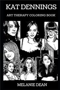 Kat Dennings Art Therapy Coloring Book
