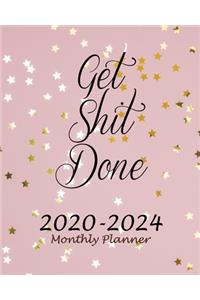 Get Shit Done 2020-2024 Monthly Planner