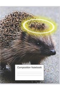 Composition Notebook: Hedgehog Gifts For Little Girls And Boys Charming Adorable Notebook