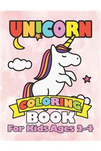 Unicorn Coloring Book for Kids Ages 2-4